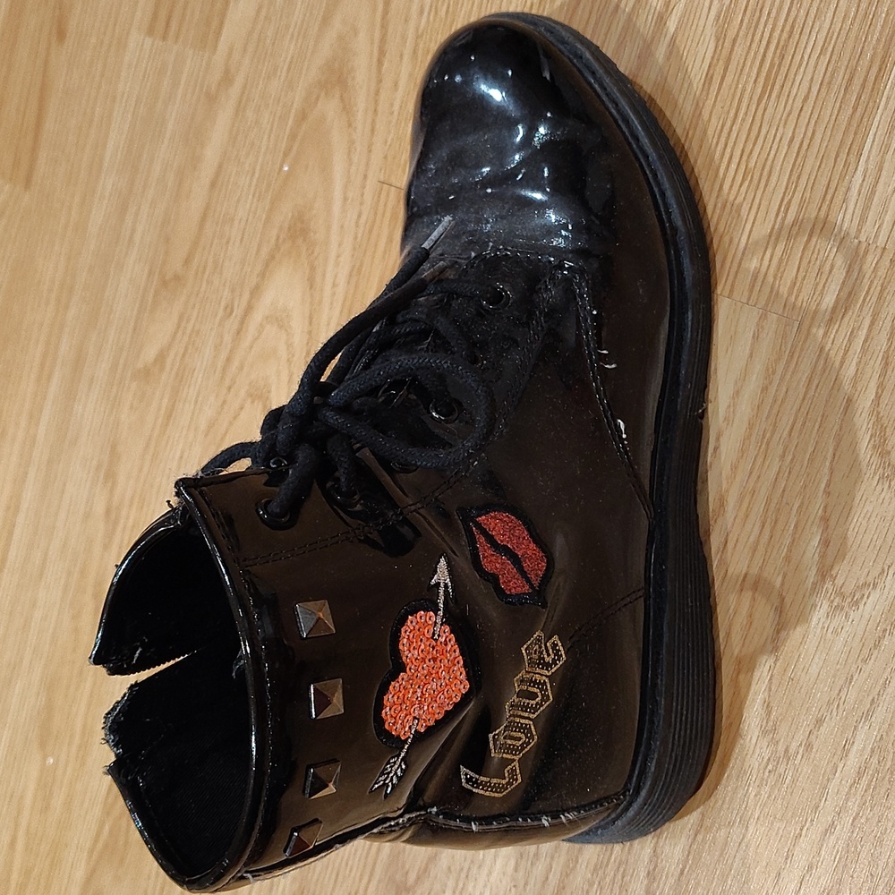 TCP Girl's Black Boots